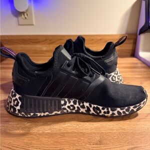 adidas Black and White Athletic Shoes